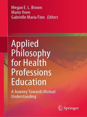 cover image of Applied Philosophy for Health Professions Education